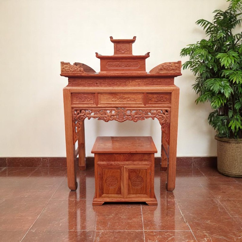 7 ưu điểm của bàn thờ gỗ cho không gian thờ cúng 5 Bàn thờ gỗ