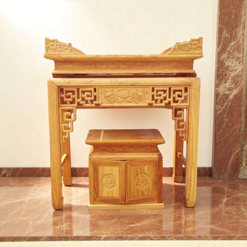 7 ưu điểm của bàn thờ gỗ cho không gian thờ cúng 4 Bàn thờ gỗ