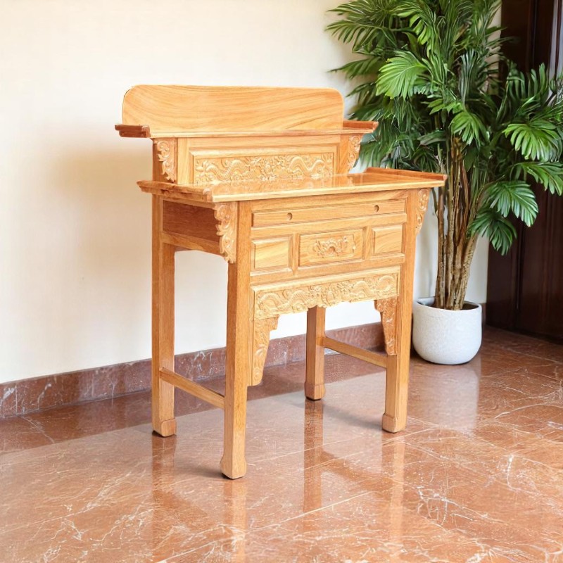 7 ưu điểm của bàn thờ gỗ cho không gian thờ cúng 8 Bàn thờ gỗ