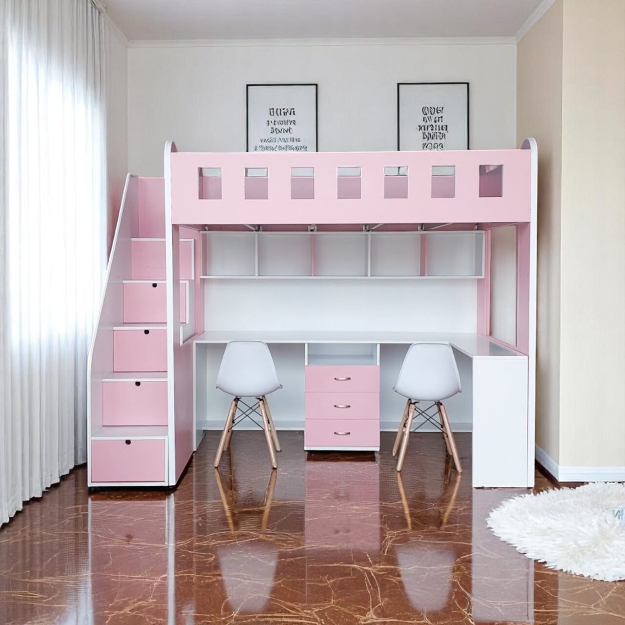 Cách sắp xếp nội thất xung quanh giường tầng