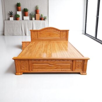 Giường gỗ gõ đỏ cao cấp