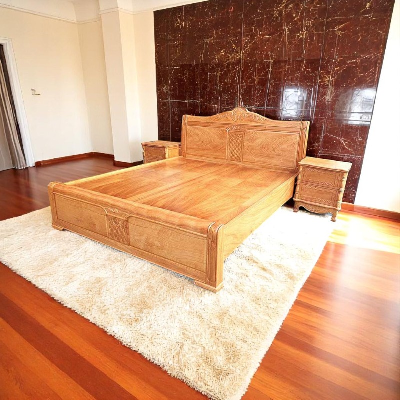 7 đặc điểm khiến giường gỗ hương xám được ưa chuộng hiện nay 4 Giường gỗ hương xám
