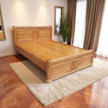 Giường gỗ hương xám
