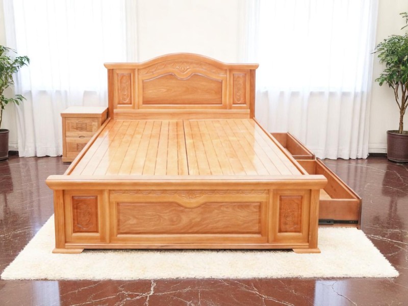 Khám Phá Giường Ngủ Bằng Gỗ – Sự Hợp Lệ Giữa Tự Nhiên Và Phong Cách 7 Giường ngủ bằng gỗ