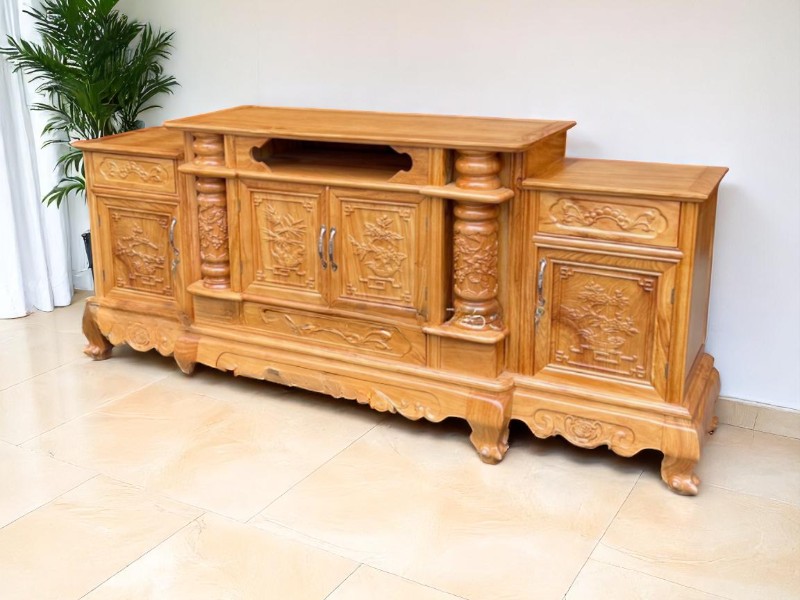7 lưu ý khi mua kệ tivi gỗ tự nhiên