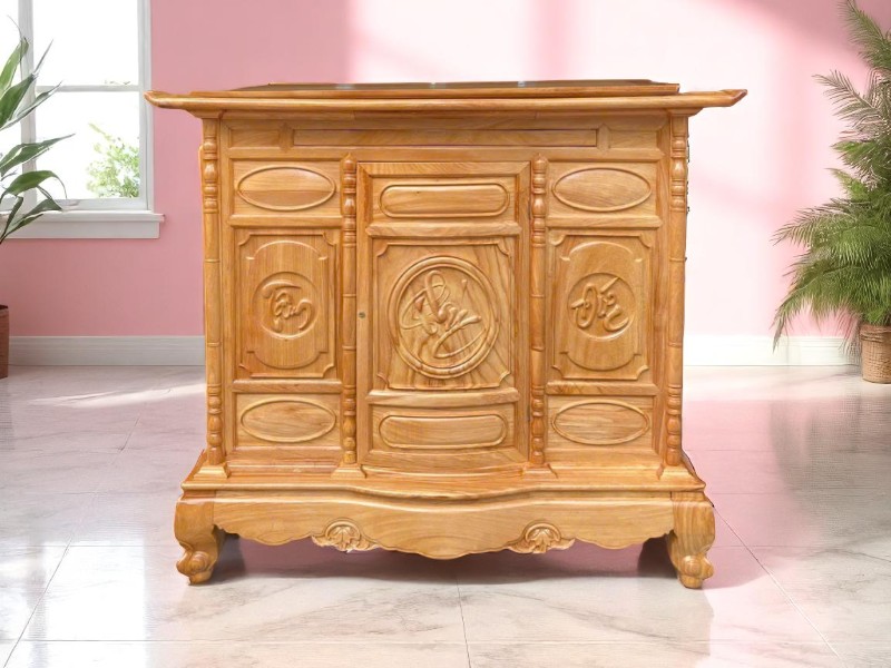 Bàn thờ gỗ tự nhiên tại Quận 12
