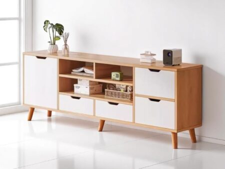 Cách trang trí kệ tivi đẹp mắt