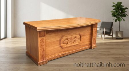 Bàn làm việc gỗ tự nhiên