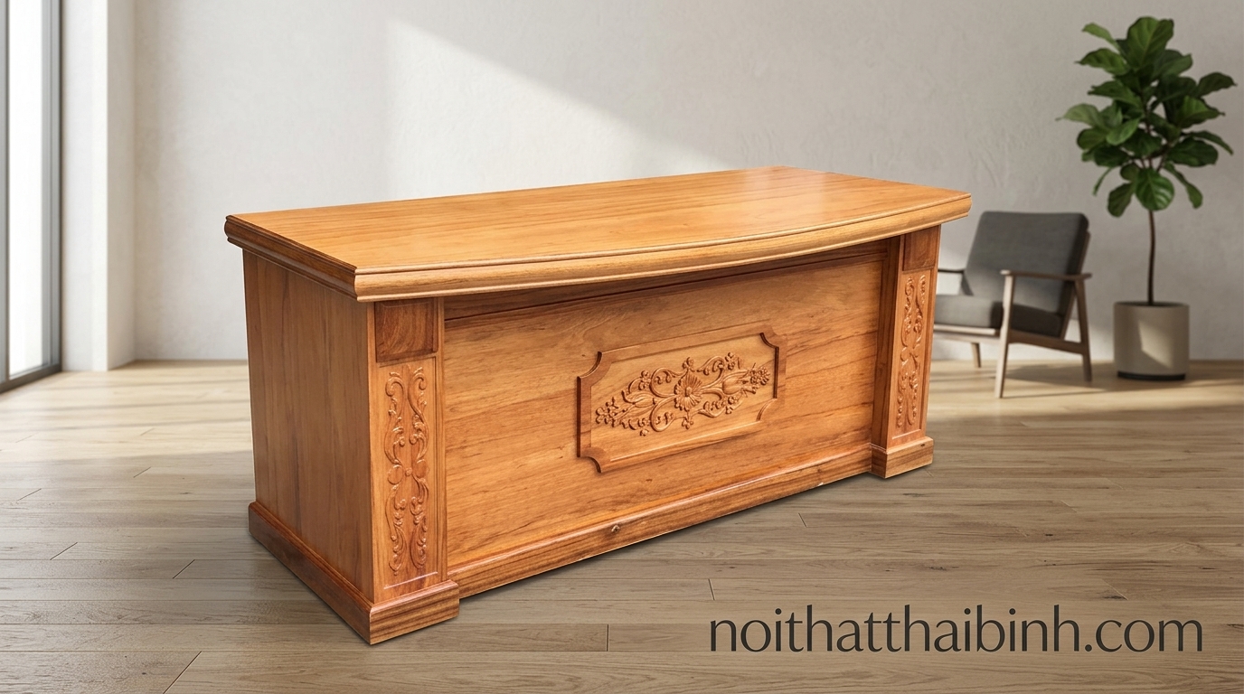 Bàn làm việc gỗ tự nhiên