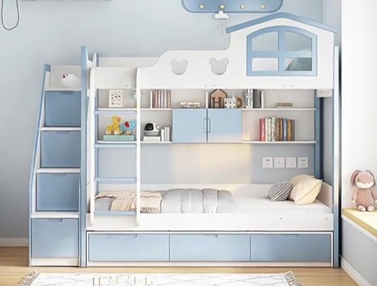 Giường tầng cao cấp Phú Nhuận thiết kế hiện đại cho phòng ngủ nhỏ