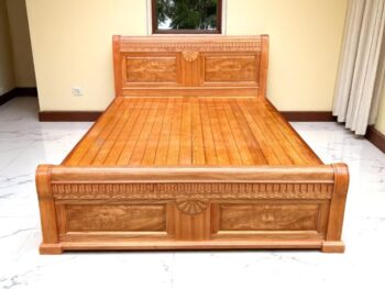 Giường gỗ công nghiệp hiện đại
