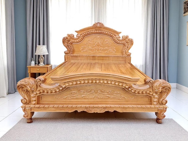 Giường ngủ MDF phủ melamine