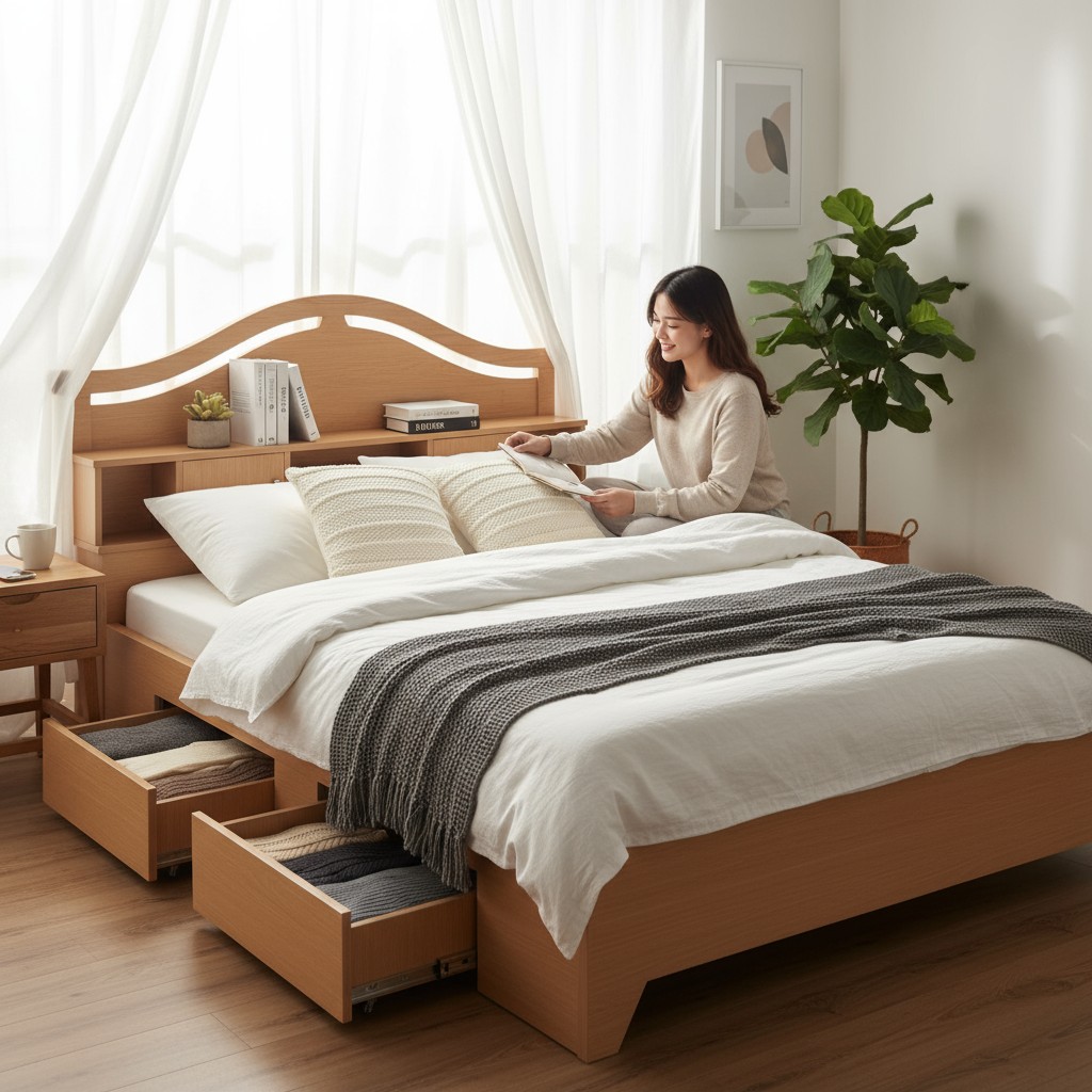 Giường Ngủ Chất Lượng - Bí Quyết Tạo Không Gian Nghỉ Ngơi Hoàn Hảo 26 Giường ngủ chất lượng cao phong cách hiện đại cho phòng ngủ sang trọng