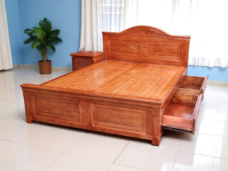 Giường ngủ gỗ công nghiệp chống ẩm
