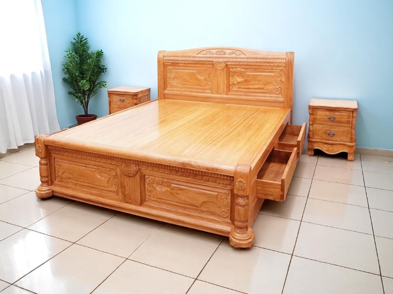 4 điểm nổi bật giường ngủ gỗ óc chó cao cấp 2 Giường ngủ gỗ óc chó cao cấp
