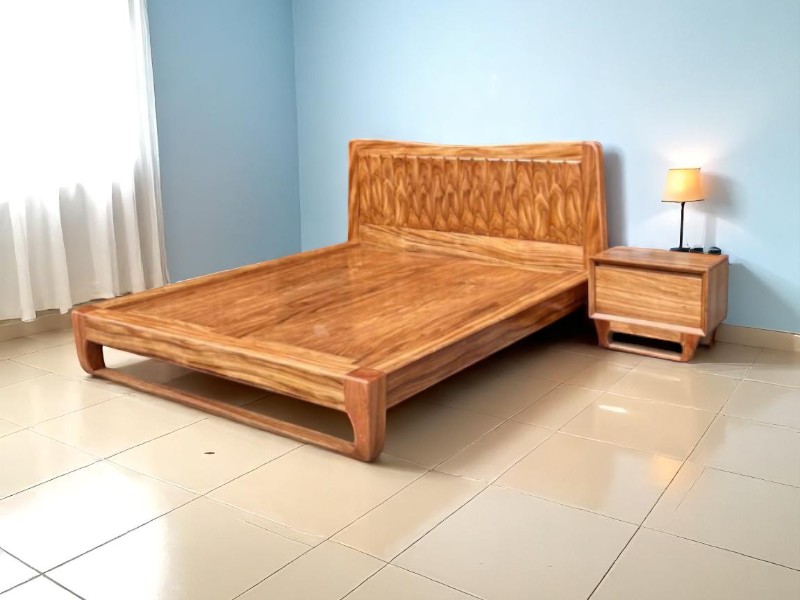 Giường ngủ gỗ sồi giá tốt