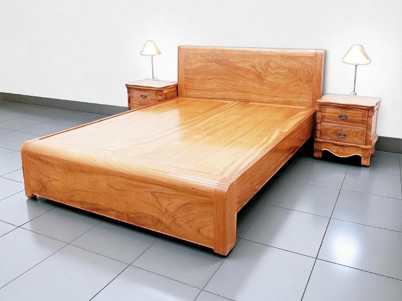 Giường Ngủ Gỗ Tự Nhiên Hóc Môn – Đẹp Và Bền Vững 2 Giường ngủ gỗ tự nhiên Hóc Môn