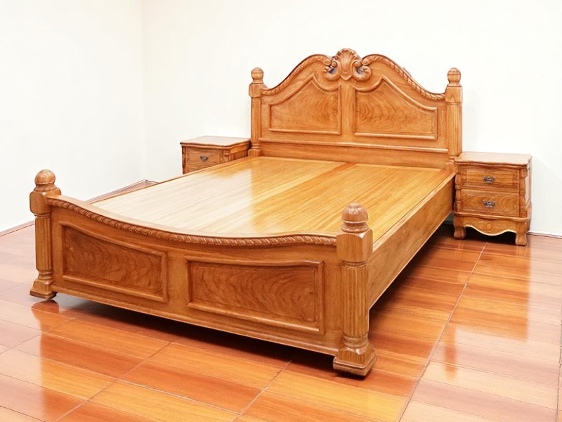 Giường Ngủ Gỗ Tự Nhiên Hóc Môn – Đẹp Và Bền Vững 3 Giường ngủ gỗ tự nhiên Hóc Môn
