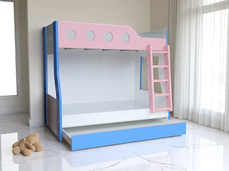 6 mẫu giường tầng cho bé gái dễ thương và tiện nghi nhất 5 Giường tầng cho bé gái