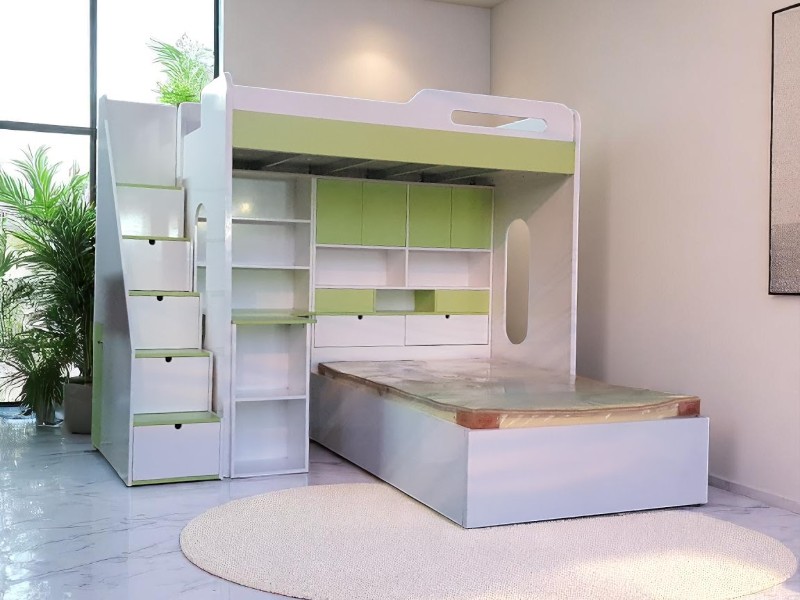 6 mẫu giường tầng cho bé gái dễ thương và tiện nghi nhất 4 Giường tầng cho bé gái