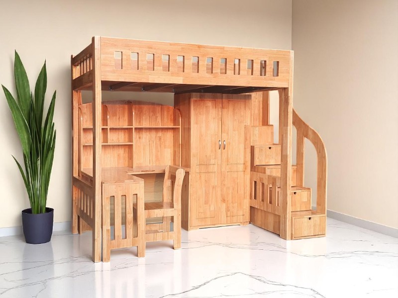 5 thiết kế giường tầng cho bé trai siêu dễ thương và an toàn 5 Giường tầng cho bé trai