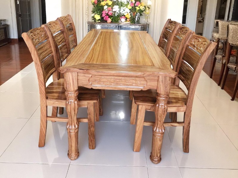 6 lợi ích bàn ăn gỗ công nghiệp hiện đại 2 Lợi ích bàn ăn gỗ công nghiệp