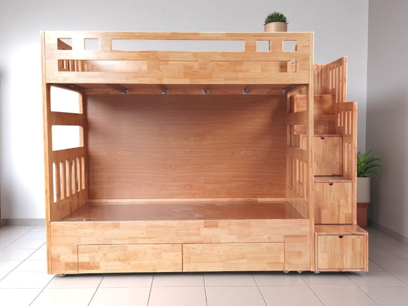 Giường Tầng Giá Rẻ – Giải Pháp Tối Ưu Cho Ngân Sách Gia Đình 3 Mẫu giường tầng cho người lớn