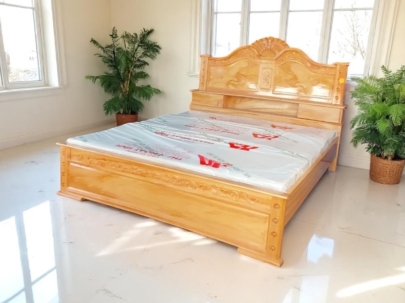 Mua giường ngủ gỗ tự nhiên