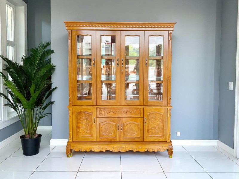 Tủ rượu bằng gỗ tự nhiên chất lượng