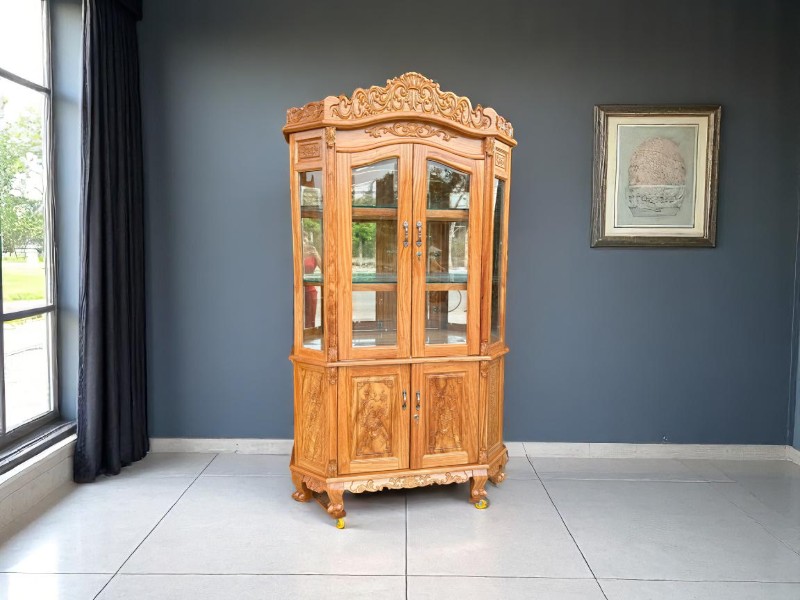 Tủ rượu bằng gỗ tự nhiên chất lượng
