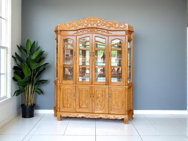 Tủ rượu bằng gỗ tự nhiên chất lượng