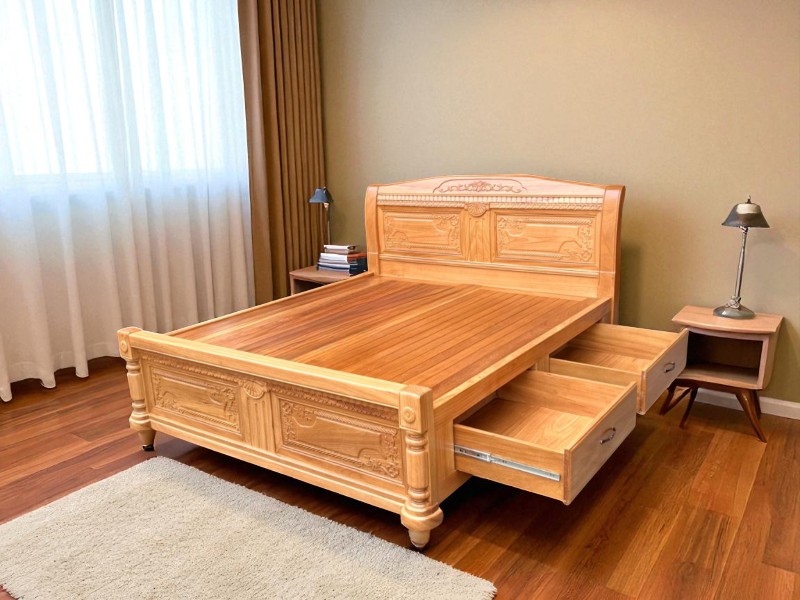 4 bước khử mùi gỗ mới trên giường ngủ