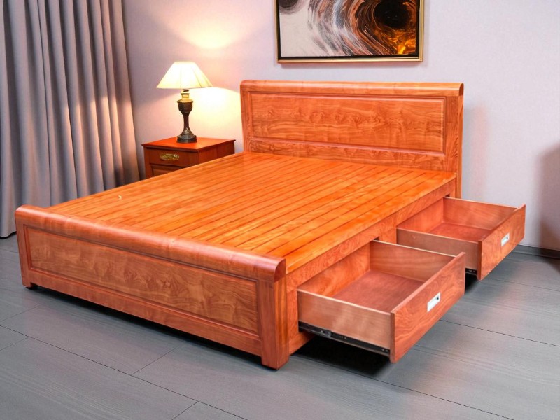 Bộ giường tủ phòng ngủ gỗ tự nhiên