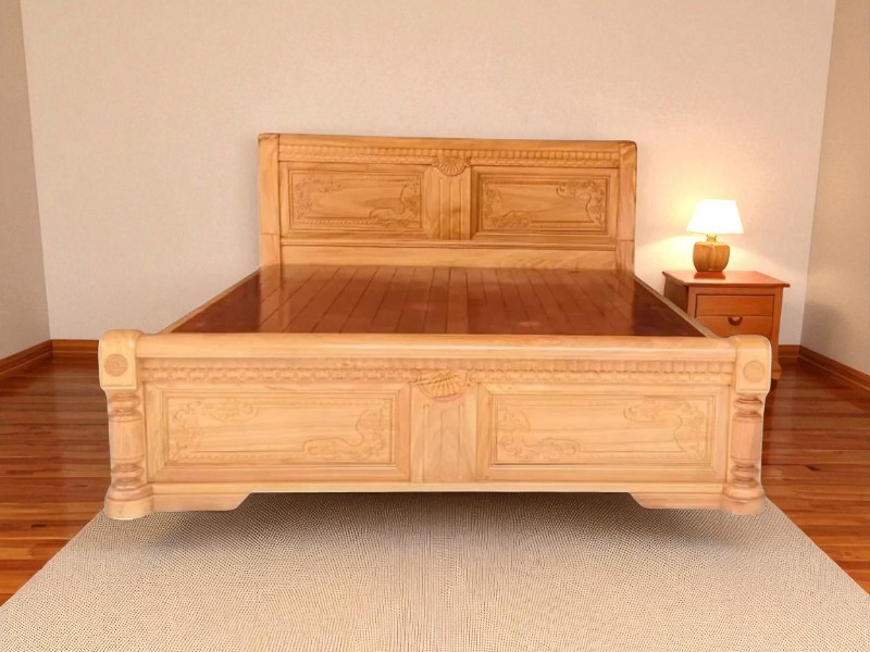 Giường gỗ 1m6 x 2m