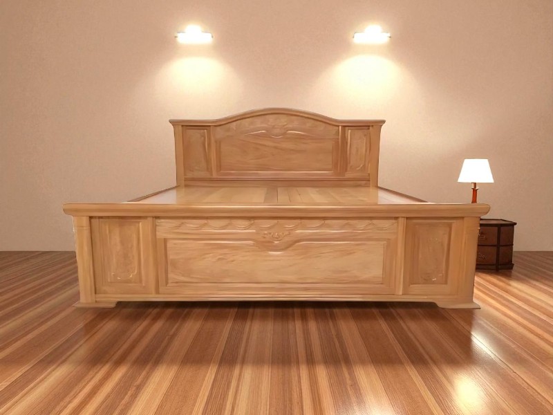 Giường gỗ 1m6 x 2m