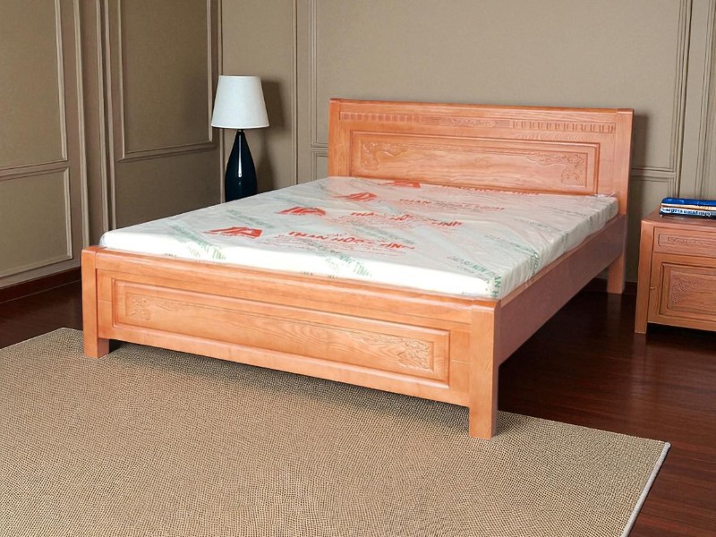 Giường Gỗ 1m8x2m Giá Rẻ Chất Lượng Tốt 2 Giường gỗ 1m8x2m giá rẻ