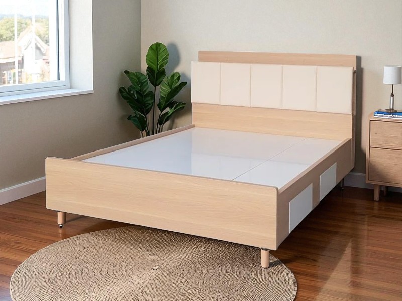 Giường Gỗ Cao Su Tự Nhiên Bền Đẹp Giá Tốt 5 Giường gỗ cao su
