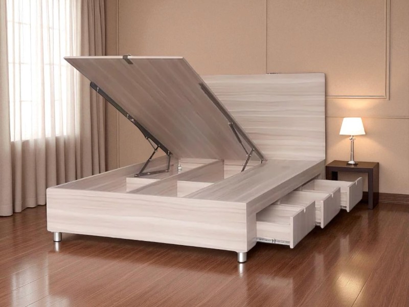 Giường Gỗ Cao Su Tự Nhiên Bền Đẹp Giá Tốt 4 Giường gỗ cao su