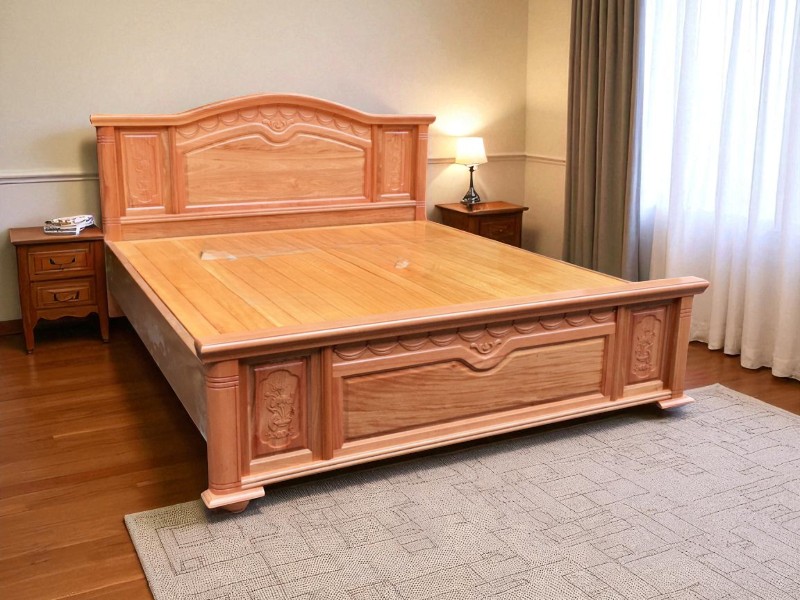Giường gỗ công nghiệp đẹp