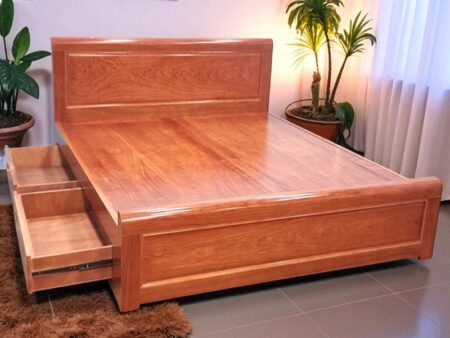 Giường gỗ đơn giản giá rẻ