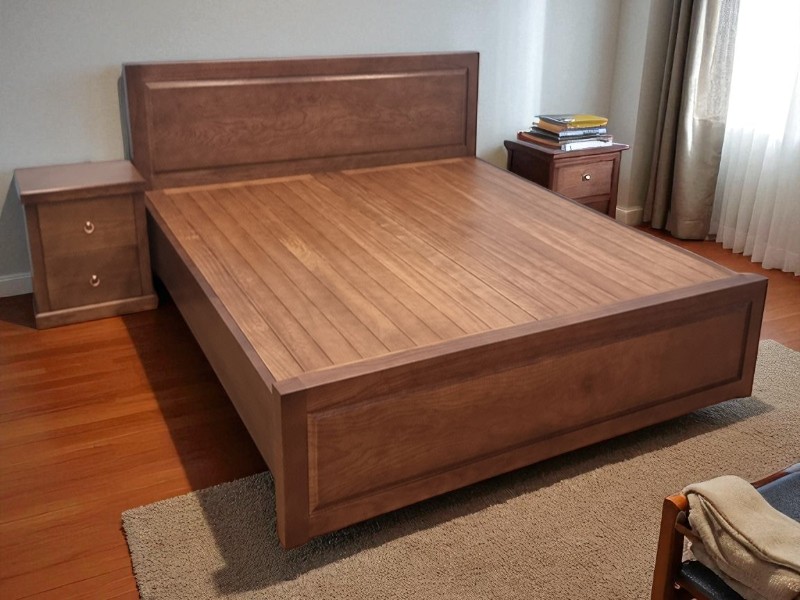 Giường Gỗ Xoan Đào 1m8x2m Bền Đẹp Giá Tốt 6 Giường gỗ xoan đào 1m8x2m