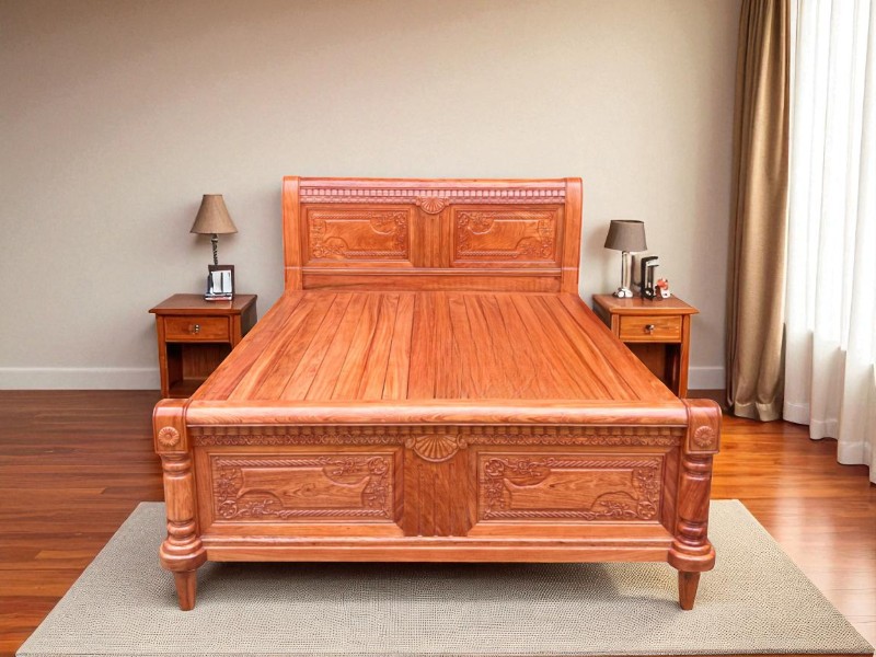 Giường Gỗ Xoan Đào 1m8x2m Bền Đẹp Giá Tốt 5 Giường gỗ xoan đào 1m8x2m