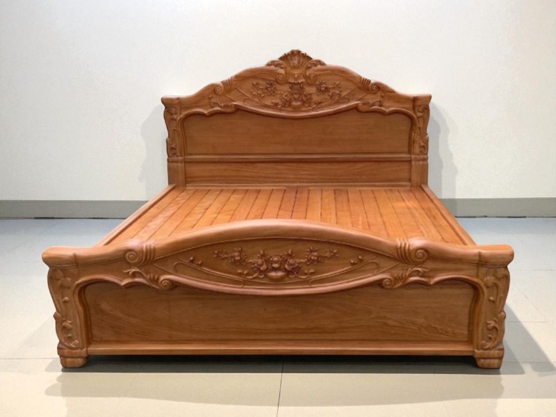 Mẫu Giường Gỗ 2mx2m2 Đẹp Sang Trọng Hiện Đại 5 Mẫu giường gỗ 2mx2m2 đẹp