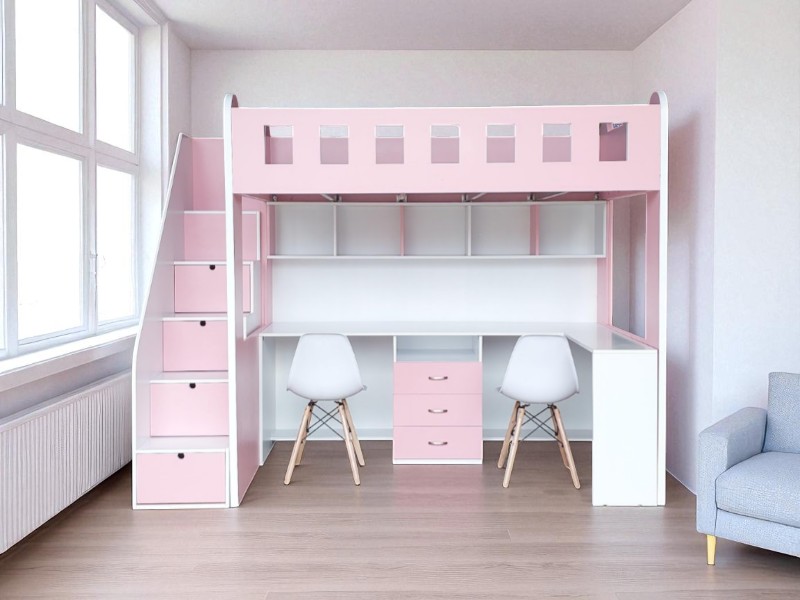 Mẫu giường tầng gỗ đẹp
