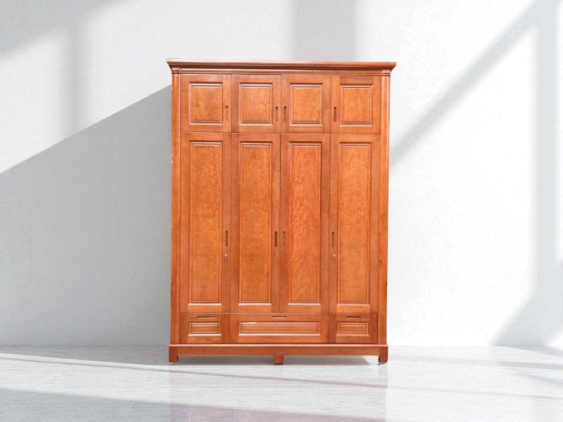 Mẫu Tủ Quần Áo Gỗ Tự Nhiên 6 Cánh – Đẳng Cấp Không Gian Sống Sang Trọng 2 Mẫu tủ quần áo gỗ tự nhiên 6 cánh