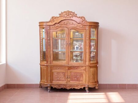 Mẫu tủ rượu đẹp bằng gỗ