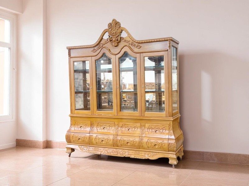 Mẫu tủ rượu đẹp bằng gỗ
