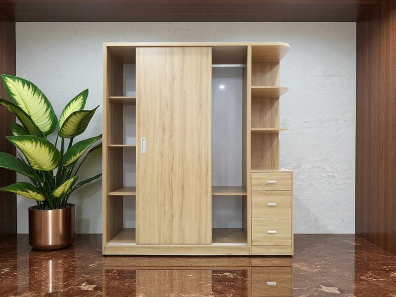 Tủ gỗ công nghiệp 2 cánh