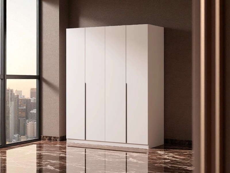 Tủ gỗ ép 4 cánh