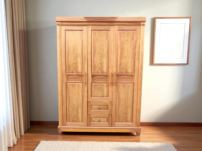Tủ Quần Áo Gỗ MDF Lõi Xanh Chống Ẩm Tốt 4 Tủ quần áo gỗ MDF lõi xanh
